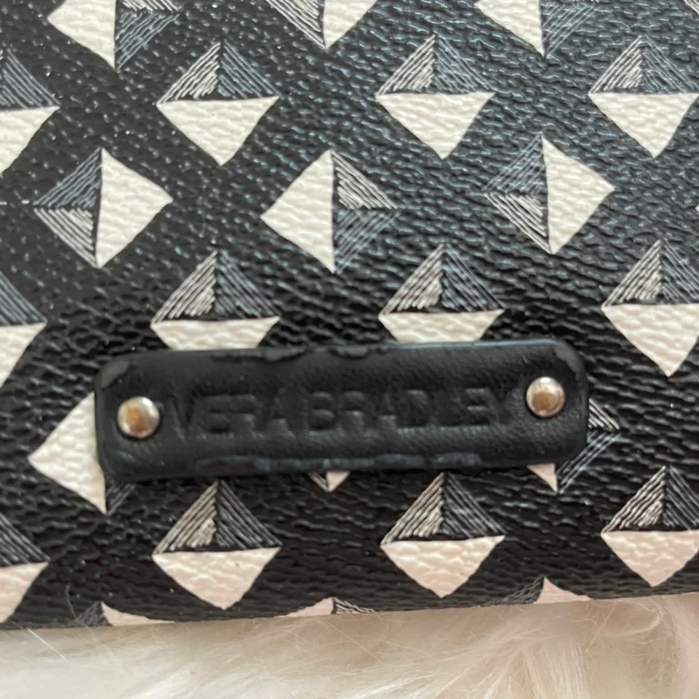 Vera Bradley Wallet Black White